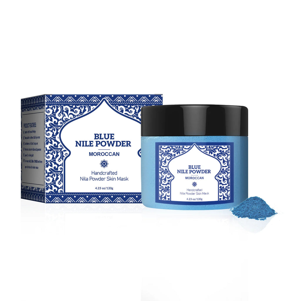 Moroccan Rhassoul Clay Mask – Deep Cleansing Face & Body Mineral Powder (120g)